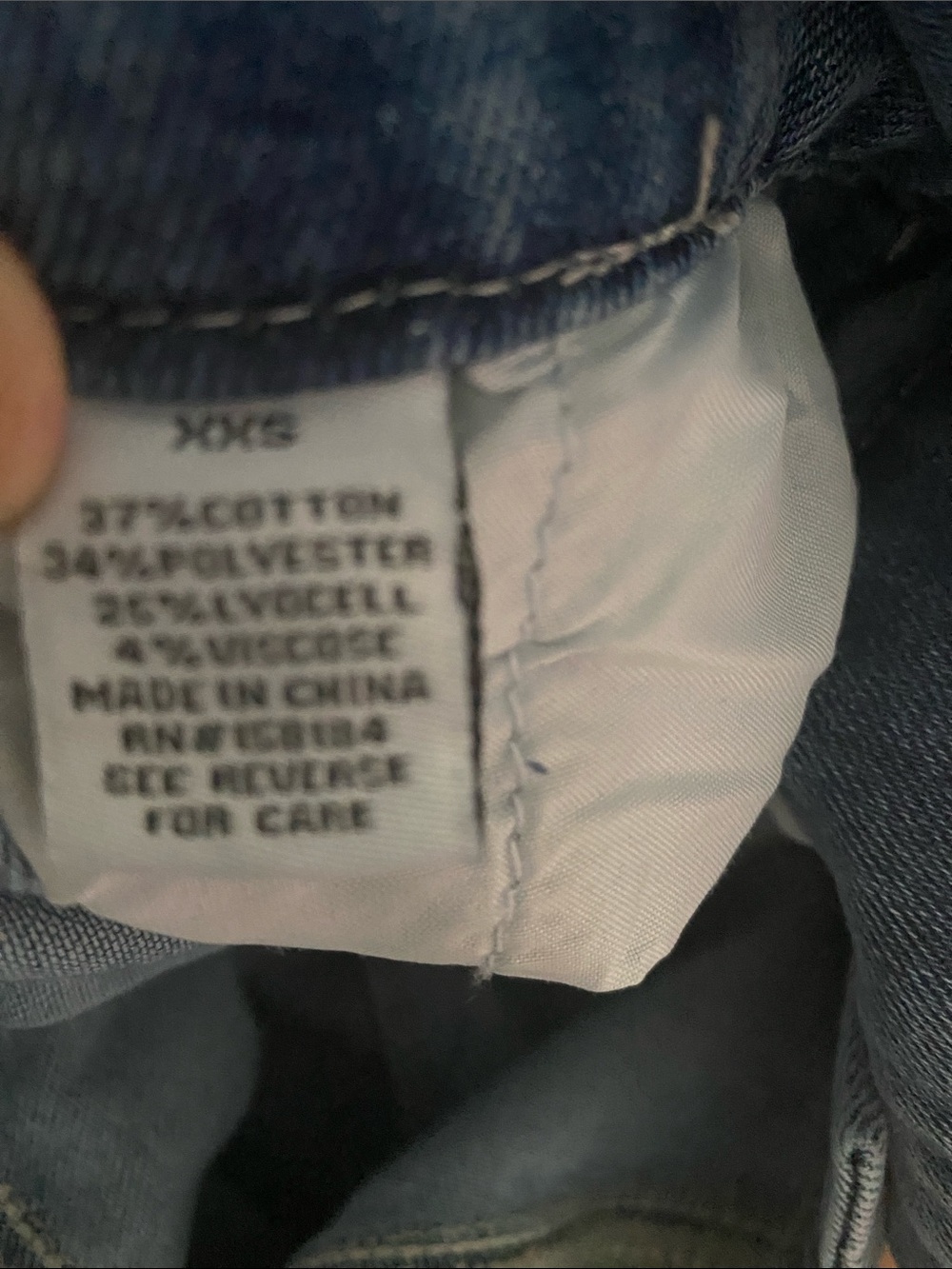 Seeking sunsets NWT loose fit jean overalls XXS - Picture 6 of 6